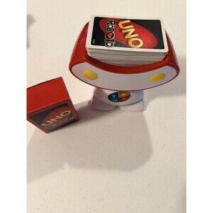 2010 UNO Roboto Interactive Card Game Mattel w/Cards + Robot TESTED WORKING